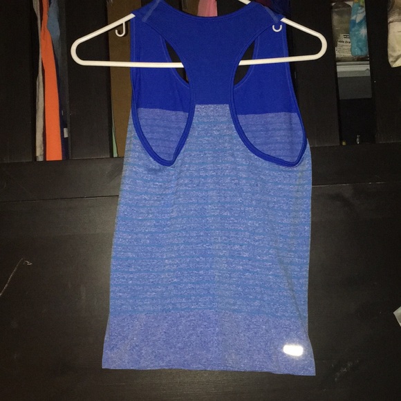 Blue danskin tank top - Picture 2 of 3